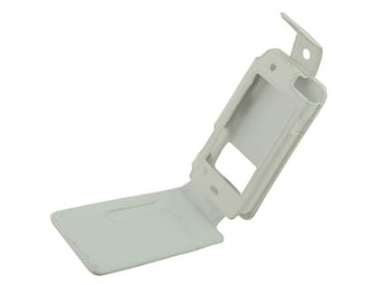 Synthetic Leather Flip Case for Nokia N8 - White