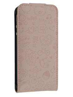 Lopez iPhone 4/4S Slim Synthetic Leather Flip Case - Desert Sand Lopez iPhone 4/4S Slim Synthetic Leather Flip Case - Desert Sand