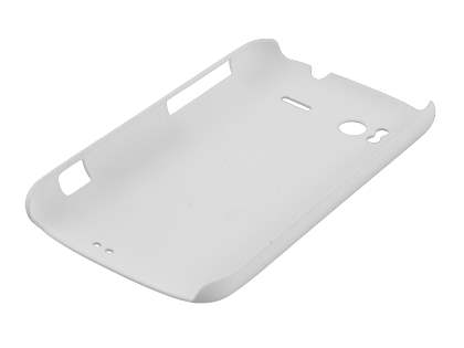 Rubberised Colour Case for HTC Sensation - Pearl White