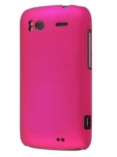 Rubberised Colour Case for HTC Sensation - Hot Pink
