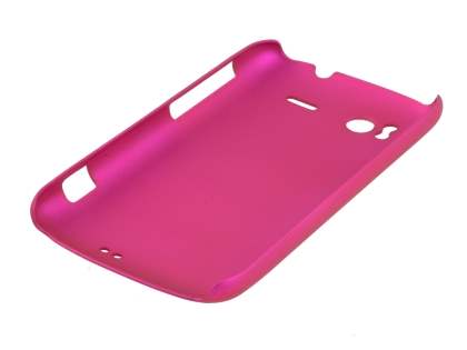 Rubberised Colour Case for HTC Sensation - Hot Pink
