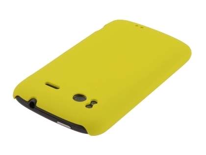 Rubberised Colour Case for HTC Sensation - Canary Yellow