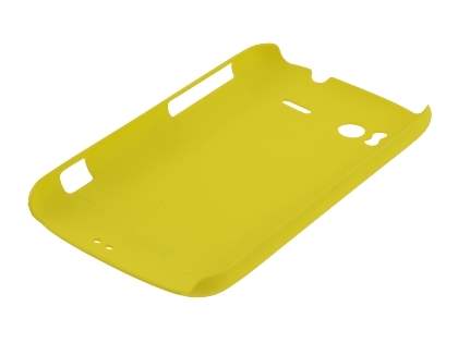 Rubberised Colour Case for HTC Sensation - Canary Yellow