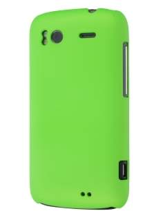 Rubberised Colour Case for HTC Sensation - Lime Green
