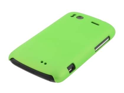 Rubberised Colour Case for HTC Sensation - Lime Green