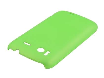Rubberised Colour Case for HTC Sensation - Lime Green