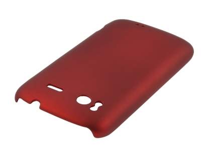 Rubberised Colour Case for HTC Sensation - Burgundy Red