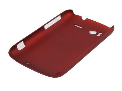 Rubberised Colour Case for HTC Sensation - Burgundy Red