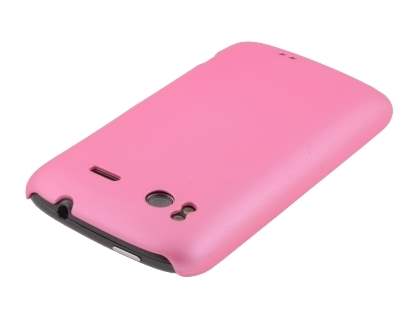 Rubberised Colour Case for HTC Sensation - Baby Pink