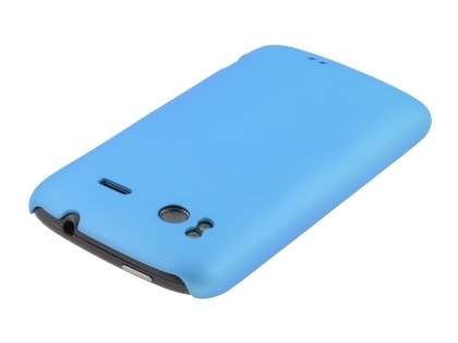 Rubberised Colour Case for HTC Sensation - Sky Blue