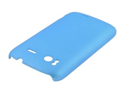 Rubberised Colour Case for HTC Sensation - Sky Blue