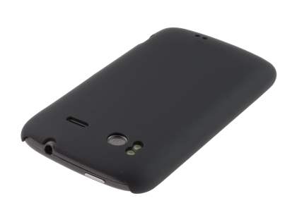 Rubberised Colour Case for HTC Sensation - Classic Black