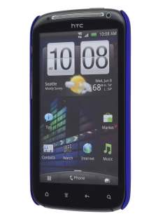 Rubberised Colour Case for HTC Sensation - Navy Blue