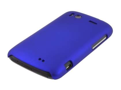 Rubberised Colour Case for HTC Sensation - Navy Blue