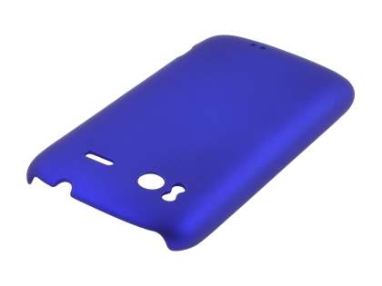 Rubberised Colour Case for HTC Sensation - Navy Blue