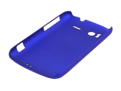 Rubberised Colour Case for HTC Sensation - Navy Blue
