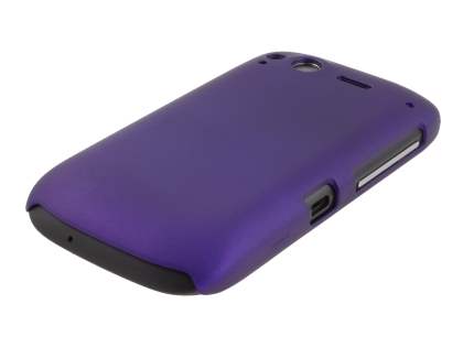 Rubberised Colour Case for HTC Desire S - Grape Purple