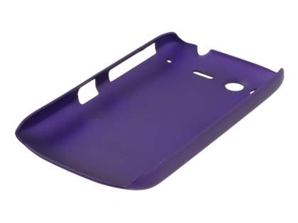 Rubberised Colour Case for HTC Desire S - Grape Purple