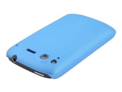 Rubberised Colour Case for HTC Desire S - Sky Blue