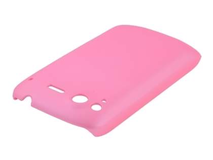 Rubberised Colour Case for HTC Desire S - Baby Pink