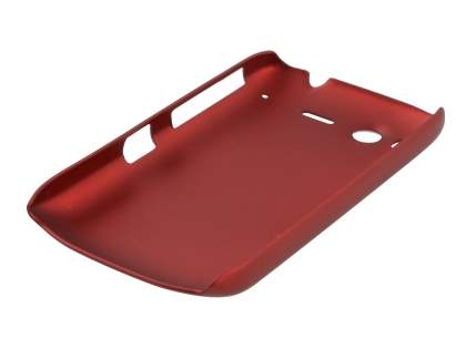 Rubberised Colour Case for HTC Desire S - Burgundy Red