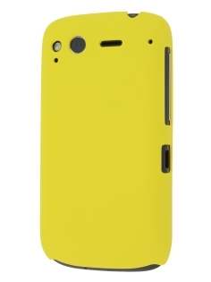 Rubberised Colour Case for HTC Desire S - Canary Yellow