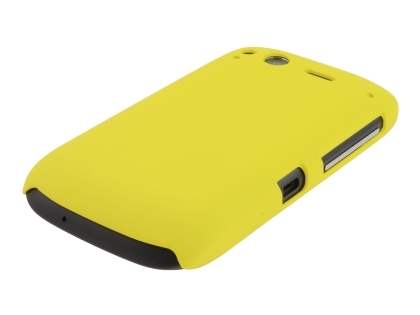Rubberised Colour Case for HTC Desire S - Canary Yellow