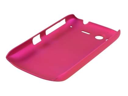 Rubberised Colour Case for HTC Desire S - Hot Pink