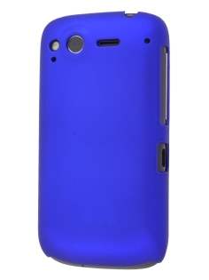 Rubberised Colour Case for HTC Desire S - Navy Blue