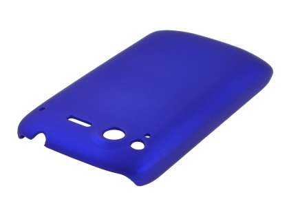 Rubberised Colour Case for HTC Desire S - Navy Blue