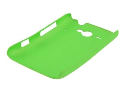 Rubberised Colour Case for HTC ChaCha - Lime Green