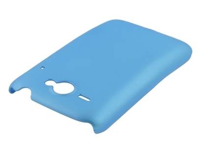 Rubberised Colour Case for HTC ChaCha - Sky Blue