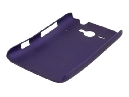 Rubberised Colour Case for HTC ChaCha - Grape Purple