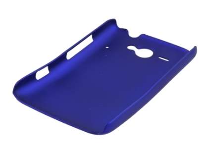 Rubberised Colour Case for HTC ChaCha - Navy Blue
