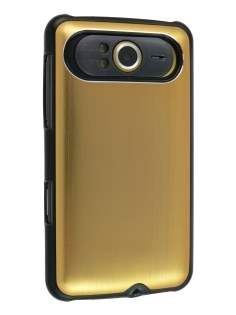 Brushed Aluminium Case for HTC HD7 - Gold
