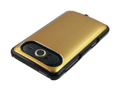 Brushed Aluminium Case for HTC HD7 - Gold