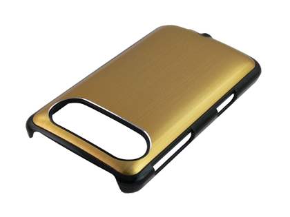 Brushed Aluminium Case for HTC HD7 - Gold