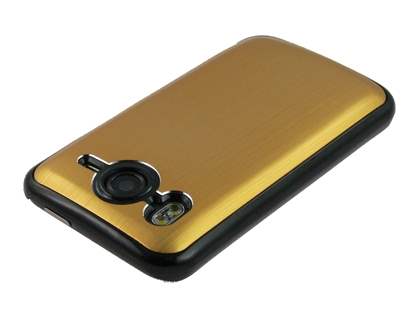 Brushed Aluminium Case for HTC Desire HD - Gold
