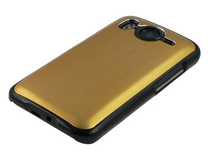 Brushed Aluminium Case for HTC Desire HD - Gold