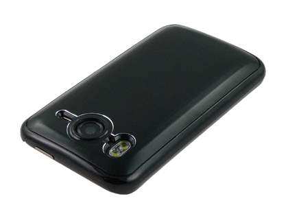 Brushed Aluminium Case for HTC Desire HD - Night Black