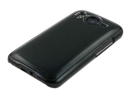 Brushed Aluminium Case for HTC Desire HD - Night Black