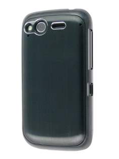 HTC Desire S Brushed Aluminium Case - Night Black