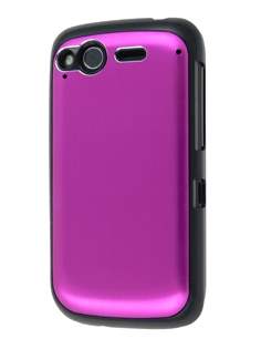 HTC Desire S Brushed Aluminium Case - Hot Pink