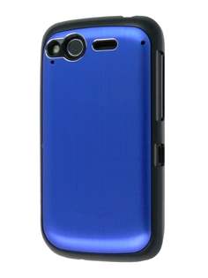 HTC Desire S Brushed Aluminium Case - Ocean Blue