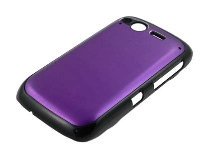 HTC Desire S Brushed Aluminium Case - Grape Purple