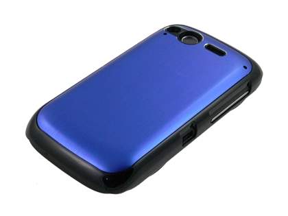 HTC Desire S Brushed Aluminium Case - Ocean Blue
