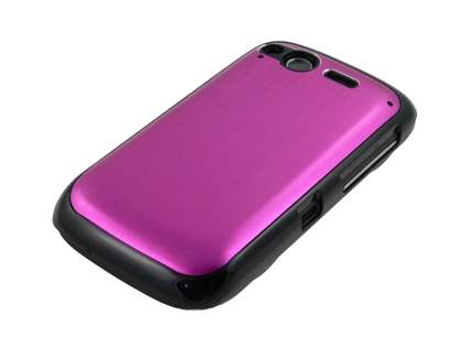HTC Desire S Brushed Aluminium Case - Hot Pink
