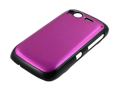HTC Desire S Brushed Aluminium Case - Hot Pink