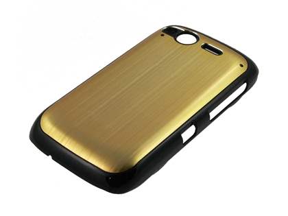 HTC Desire S Brushed Aluminium Case - Gold