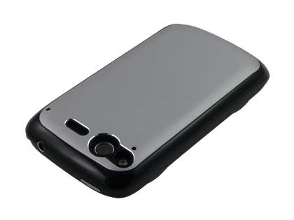 HTC Desire S Brushed Aluminium Case - Silver